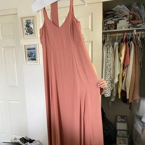 Jenn Maxi Dress Rustic Mauve Bridesmaid